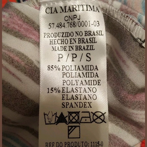 Designer Cia Maritima Beachwear Dress Coverup ikat - Picture 7 of 7